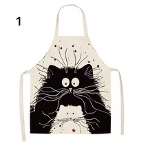 KN 보육원 보육사 유치원 교사 연예인 아트 카페 카페 고양이 앞치마2P, 47*38CM, 5