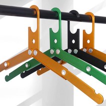 차박 오캠 캠핑 접이식 알루미늄 옷걸이 초보캠핑 감성캠핑 갬성 차크닉, 그린