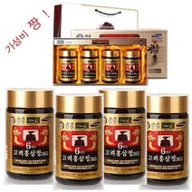 한삼수 6년근 정품 고려홍삼정 365 4P 1세트 홍삼진액 홍삼정 에브리타임 밸런스 240g x 4병