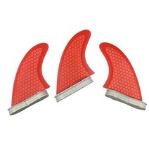 윈드서핑 패들 스킴보드 서핑 FCS 2 핀 L 트라이 스러스터 보드 더블 탭 벌집 수상 스포츠 Sup, 01 L Red