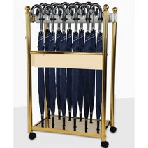 우산꽂이 업소용 거치대 우산통 인테리어 잠금장치 철제, O. 레귤러 티타늄 헤드 24개