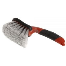 Mothers 세차 브러시 휠 및 펜더 브러시 자동차 디테일링을 위한 긴 핸들 타이어 클리너 48.3cm(19인치) 레드/블랙, Standard