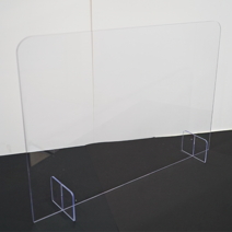 피노마켓 깨지지않는 아크릴 투명 일자형 폴리카보네이트 가림막 80 x 60 cm