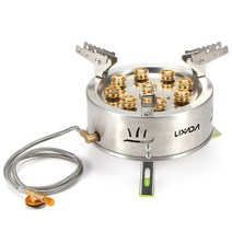 캠핑 가솔린 버너 휘발유 스토브 lixada 12800w 가스 휴대용 319, 9홀 12800w, 1-협력사, 1개