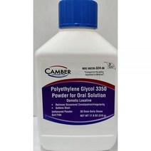 Polyethyelene Glycol 3350 510gm17.5온스 파우더 Miralax와 비교