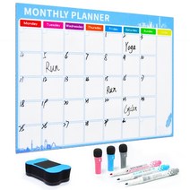 한달계획표 월간 스케쥴보드판 냉장고 월중행사및 계획표 yibai a3 whiteboardmonthly planner magnetic message board for school