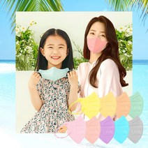 아이코코 쿨 새부리형 마스크 여름용, 중형, 스카이블루 25매