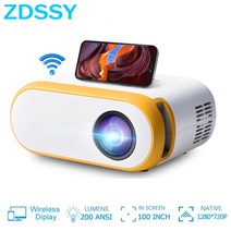 빈프로젝트 빔 프로젝터 영사기 업소용 가정용 강의용 미니 빔프로젝트 zdssy q11 휴대용 지원 hd 1080p 홈 시어터 6000 루멘 maircast 스마트 폰 멀티미디어, 미러링 버전, 나는 플러그