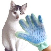 고쿠리 반영구 강아지 고양이 털제거 털청소기 장갑, 1개, 털장갑(민트 오른손)
