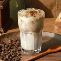 홈카페 유리잔 아인슈페너 아메리카노 잔 컵 플랫화이트 아이스, 옵션명, 치스티 2006 패턴컵 350ml