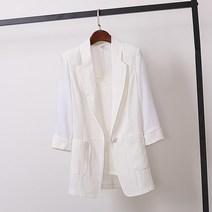 온나뷰 여성 여름 린넨 자켓