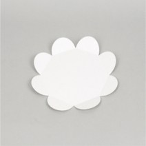 천운패키지 쉬폰케익받침(미니) 1묶음*100장, 화이트, 100개입