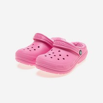 (국내매장판) 크록스 털신 클래식 라인드 클로그 키즈 CRS203506 PINK LEMONADE