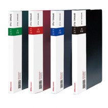 스프링 바인더 플라스틱 PP 책철 화일철 클리어 화일 정부 문서 파일 서류 정리 파일철 1매 상철 두꺼운 펀치리스 문서철 파일집 철 커버, 색상, 녹색(405054)