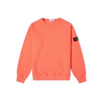 스톤아일랜드 [STONE ISLAND] 12주년 키즈 와펜 기모맨투맨 스칼렛 731661340 V0037