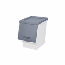 시스맥스 루맥스 슬라이딩 리빙박스 슬림형 대형 68065, 그레이, 1개입