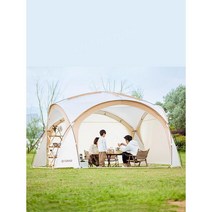 대형 돔텐트 텐트 쉘터 글램핑천막 돔 야외 카바나, 알루미늄막대모델달걀껍질딥커피-세트4