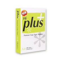 [사무/문구용품] 업무용 / 하이플러스 A4 용지 잉크젯 복사용지 75g 500매, 단품, 단품
