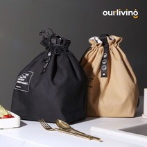 [히트템] 보온보냉 버킷 등산 보온백 백 도시락가방 캠핑 쿨러백, 카키