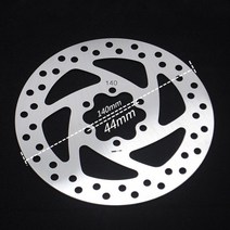 야외 사이클링 디스크 브레이크 피스 로터 120140mm 나사가있는 전기 스쿠터 브레이크 패드, 140mm 실버, 협동사