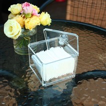 마이다락 아크릴 화장대 정리함 미니 보관함, 투명