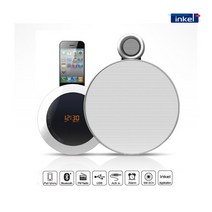 인켈 INKEL 블루투스 미니 오디오 DS N10, 화이트, 출력12W, DS-N10i(아이폰용)
