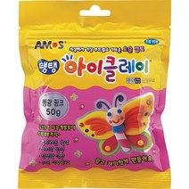 [117487]2500 탱탱 아이클레이 파우치 형광핑크(50g), 형광핑크 117487