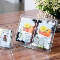 데코하우스 탁상 유리액자 벽걸이액자 A4액자 상장액자, 더블형 (대)