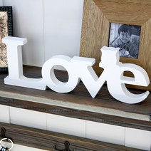 인테리어소품 LOVE 이니셜, 1개
