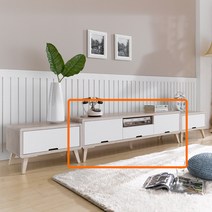 퍼닉에스엠 에코 1500거실장, 워시화이트