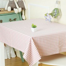 찬미디자인 4인용식탁보 미니체크, 인핑