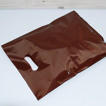 비닐쇼핑백 링쇼핑백 칼라무지, 브라운, 50PAGE
