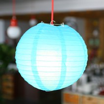 유나인터내셔널 종이 전등 갓, 블루