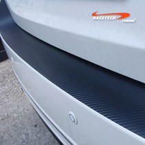 레이스텍 뉴아반떼XD 리어범퍼 프로텍터 스티커, 3D카본블랙