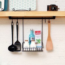 마호블랙 [마호블랙]걸이형 양념통 컵 보조주방선반