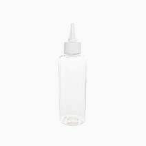200ml 공병/DT200 뾰족캡, 투명용기/흰색캡