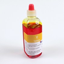 [모아넷] 무한잉크공급기 잉크충전용 보충잉크, 캐논/2카트리지용 노랑100ml