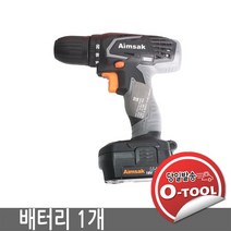 아임삭 충전드릴 AD-418R 18V 1.5AH 배터리 2개, 밧데리2 개 SET, 1개