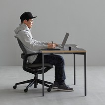 데스커 DSAD114D 컴퓨터데스크(1400x700) 책상, 상판-메이플/다리-화이트