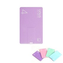 유에너스 EVER 파스텔 카드형 USB 메모리 32G, 퍼플, 1