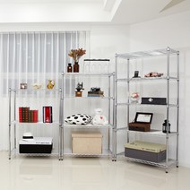 25파이 산업용메탈선반 앵글 철제선반진열대 2단/3단/4단/5단, 기둥높이900 3단