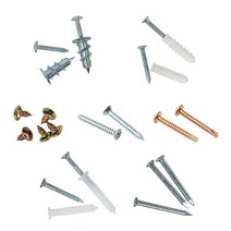 나사못/칼블럭 모음 찬넬 벽걸이선반 스페이스월 석고보드 피스, 선반용-나사못 10개