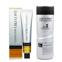 아이몬 헤어컬러 120g 산화제 800ml(1제6개당 2제1병), O-오렌지, 1개
