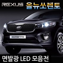 REXUS 올뉴쏘렌토 면발광 LED 모음전/ 미등 실내등, 1세트