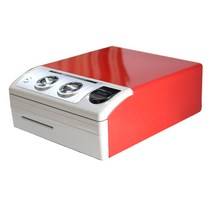 범일금고 디지털 다이얼 슬라이딩금고 카운터용 캐시박스 돈통, NC-350R(적색,1단,다이얼)
