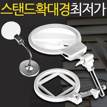 Zio-Biz 스탠드형 확대경 모음 돋보기/루페, 헤드형 고급, 1개