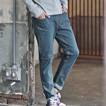 빅사이즈클럽 남성용 밴딩 청바지 8874