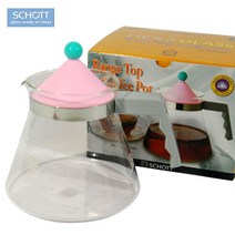 독일 쇼트글라스 삼각포트 유리주전자 유리포트, 1100ml