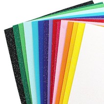 문구조아 [비접착] 반짝이펠트지 낱장 30x45mm, 반짝이펠트(비접착)$X47_낱장-501H/흰색