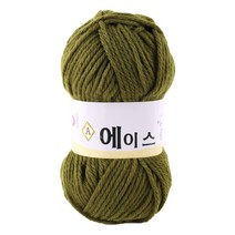 마마니트 울에이스 털실, 카키
